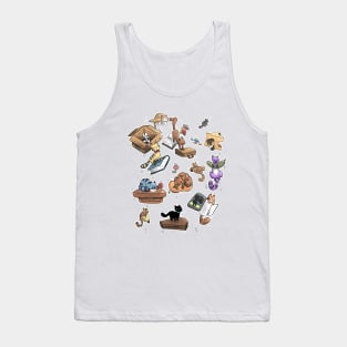 Floating Cats! Tank Top